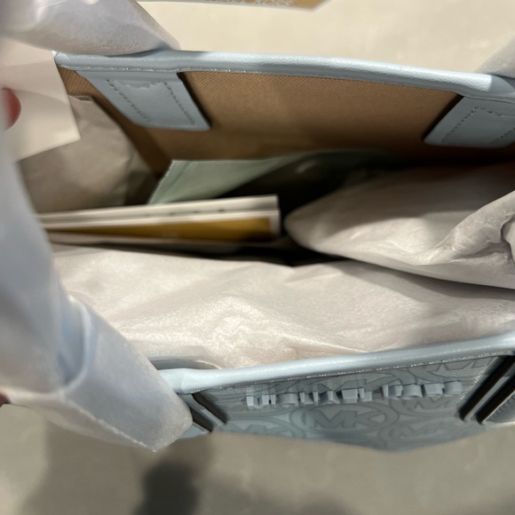 Michael Kors Jodie Blue Pale Ocean Tote - NWT - Picture 4 of 7